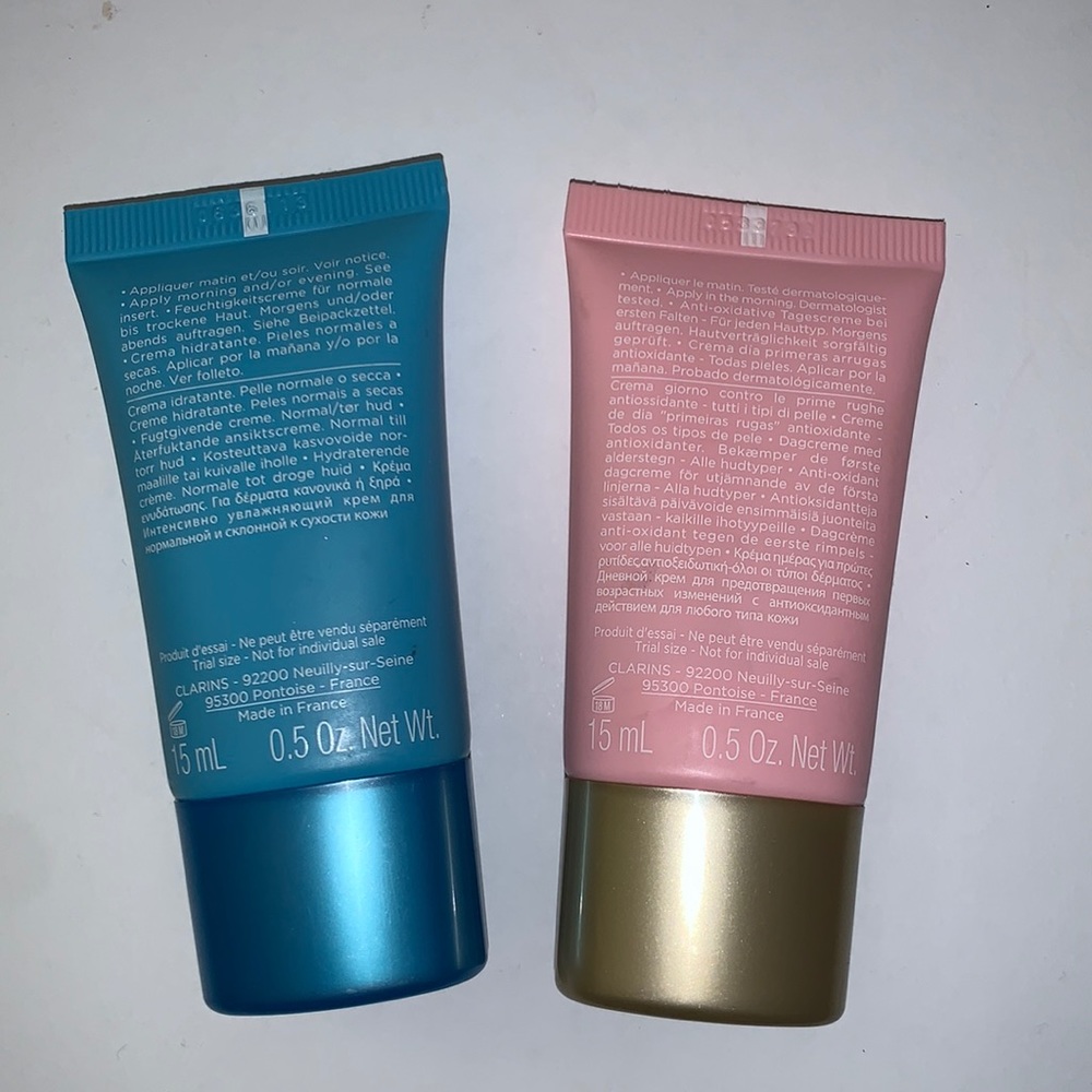 9 Piece Clarins Skincare Set Cleansers Moisturizer - Picture 8 of 9